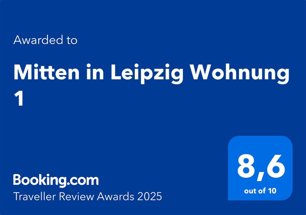 Mitten In Leipzig Wohnung 1 Zewnętrze zdjęcie